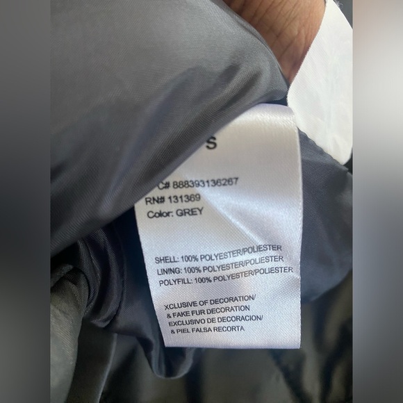 Gray Jacket with Faux Fur Hood Small rampage - Picture 6 of 6